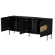 3. INSERTO 3D1W chest of drawers 190x40x80 black + LED