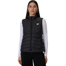 Women's vest 4F F347 deep black 4FWSS26TVJAF347 20S