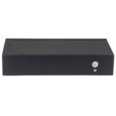 4. Intellinet 561266 Network Links Unmanaged Gigabit Ethernet (10/100/1000) PoE Support Black