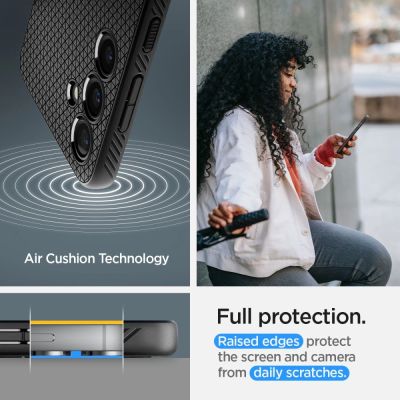 11. Spigen Liquid Air Case for Samsung Galaxy S24 - Matte Black