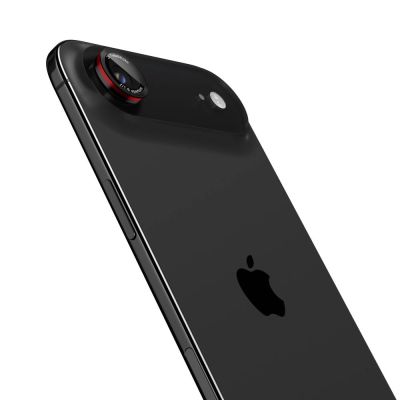 3. Spigen Optik Pro L-Series 2-pack iPhone Air Lens Glass - Black and Red