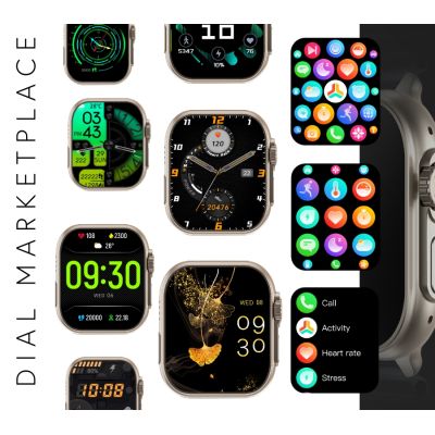 7. Men's Smartwatch RUBICON RNCF17 Titanium/Orange SMARUB269