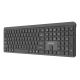 12. GEMBIRD WIRELESS KEYBOARD + MOUSE SET SLIM PRO BUSINESS, DUAL MODE, 2.4 GHZ + BT, US LAYOUT, BLACK