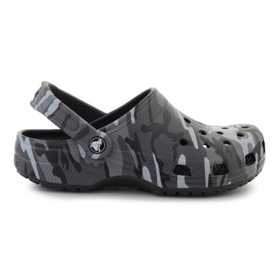 6. CROCS CLASSIC CAMOUFLAGE CLOG K BLACK/SLATE GRAY 211879-0DD