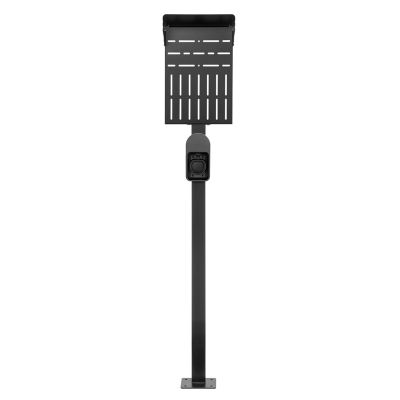 12. Outdoor stand for Maclean EV and PHEV car chargers, steel, 15 kg max., MCE456