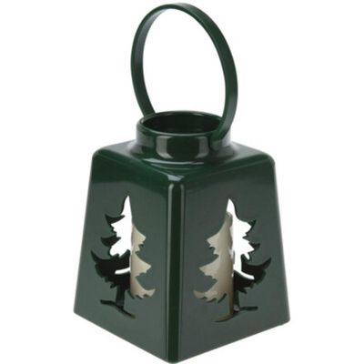 3. ADVENT LANTERN RORATY LED LANTERN 13CM GREEN