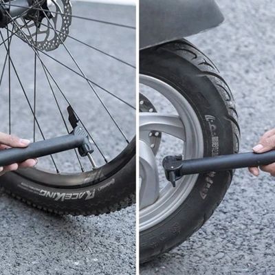 4. Rockbros 42520001001 Bicycle Pump - Black