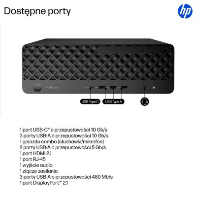 3. HP ProDesk 4 SSF G1i Desktop AI PC Ultra 7 265 16GB DDR5 SSD1TB Arc W11Pro 3Y OnSite