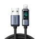 Joyroom Prism Series A16 Lightning / USB-A Cable 2.4A 1.2m with LED Display - Black