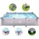 9. RECTANGULAR FRAME POOL SUPER STRONG 300x207x66CM 17771