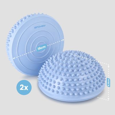 13. Sensory Half Balls for Balance Training, 2 pcs, Spokey SPIKE