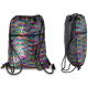 2. PREMIUM DRAWSTRING BAG/BACKPACK WITH PRINT + SEQUINS SEMI LINE