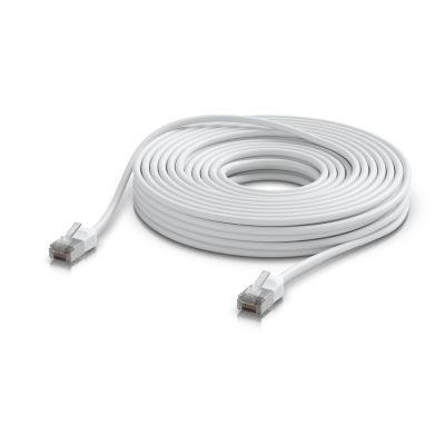 4. Ubiquiti UACC-Cable-Patch-Outdoor-C6A-15M-W Network Cable White Cat6a F/UTP (FTP)