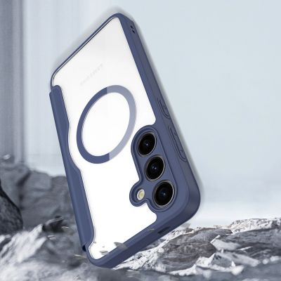 11. Dux Ducis Skin X Pro case for Samsung S24+ with magnetic ring and flap - blue