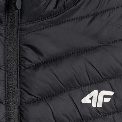 6. Men's vest 4F M344 deep black 4FWSS26TVJAM344 20S