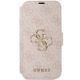 3. Guess 4G Metal Logo case for iPhone 15 / 14 / 13 - pink