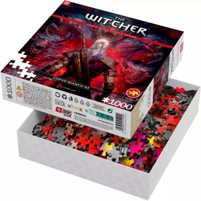4. Good Loot Puzzle: The Witcher - Corvo Bianco, 1000 pieces