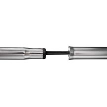 Folding walking stick (silver)