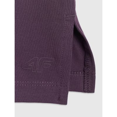 7. Women's loose plain T-shirt 4F 4FRAW25TTSHF3624-50S