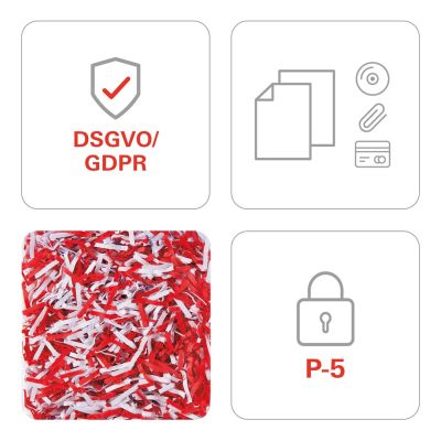 6. HSM Pure 830 Shredder, 150L 1.9x15 mm