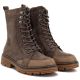 4. Women's suede worker boots brown M.Daszyński SA259-4