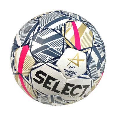 5. Select Ultimate EHF Champions League Official v26 Handball White, Blue, Pink 200043