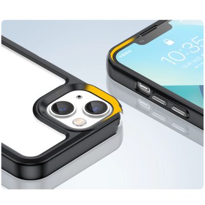 6. Outer Space Case iPhone 14 Plus hard cover with a gel frame black