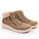2. Beige waterproof leather ankle boots for women – Rieker L7701-24