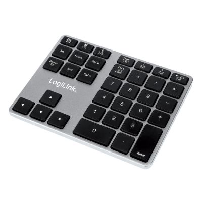 2. LogiLink ID0187 Universal Bluetooth Numeric Keypad Aluminum Black