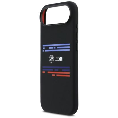 6. BMW M Silicon Horizontal Line MagSafe Case for iPhone Air - Black
