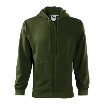 2. Men's Trendy Zipper Sweatshirt (Military)