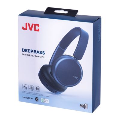 8. JVC HAS-36WAU BT BLUE Headphones