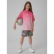 4. Girls' loose T-shirt with print 4F 4FJRSS26TTSHF4186-90A