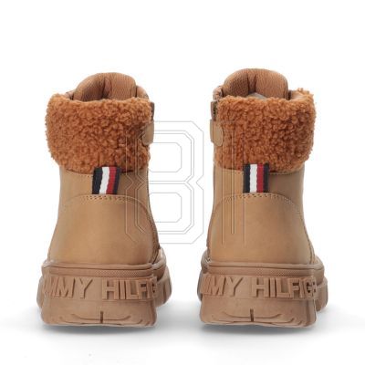 10. Tommy Hilfiger Lace-Up Bootie Cognac W T3A5-33053-1628582-582