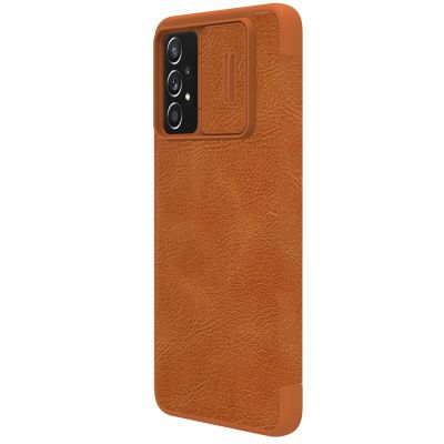 6. Nillkin Qin leather holster case for Samsung Galaxy A73 brown