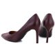 4. Burgundy spic pumps Sergio Leone 1339