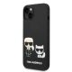 2. Karl Lagerfeld KLHMP14MSSKCK iPhone 14 Plus 6.7 "hardcase black / black Liquid Silicone Karl & Choupette Magsafe
