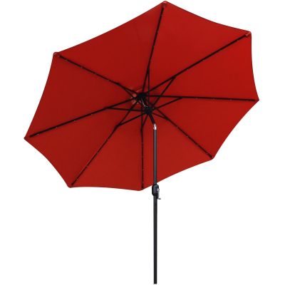 28. GARDEN UMBRELLA WITH LED LIGHTING 300CM COCCORA