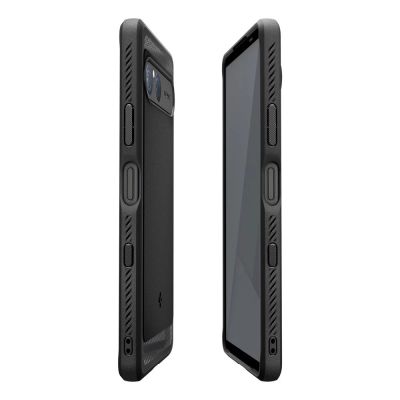 6. Spigen Rugged Armor Case for Sony Xperia 10 VII - Matte Black