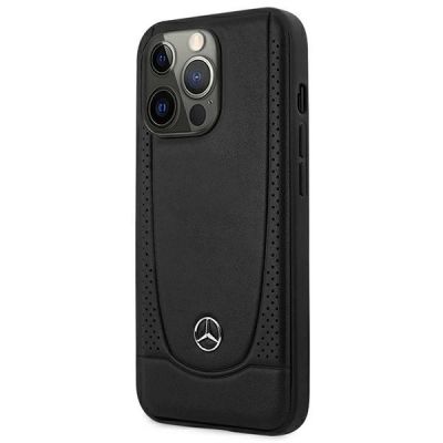 2. Mercedes MEHCP15XARMBK iPhone 15 Pro Max 6.7" black/black hardcase Leather Urban