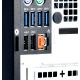3. Smartkeeper NL03P1OR Port Blocker RJ-45 Port Blocker Orange 12 pcs.