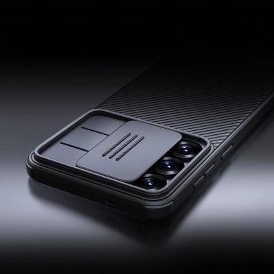 6. Nillkin CamShield Pro Case for Samsung Galaxy S25 with Camera Cover - Black