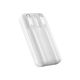 7. Baseus Comet Series powerbank with display 10000mAh 22.5W - white + USB-A - USB-C cable