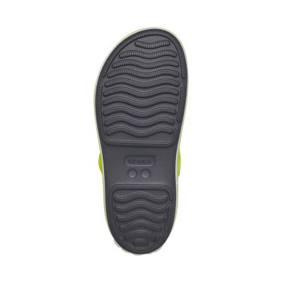 5. Crocs Crocband Cruiser Graphite Yellow Children's Sandals 209423 1NJ