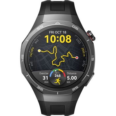 8. Huawei WATCH GT 5 Pro 46mm | Smart Watch | GPS (Satellite) | AMOLED | 1.43 inch | Black