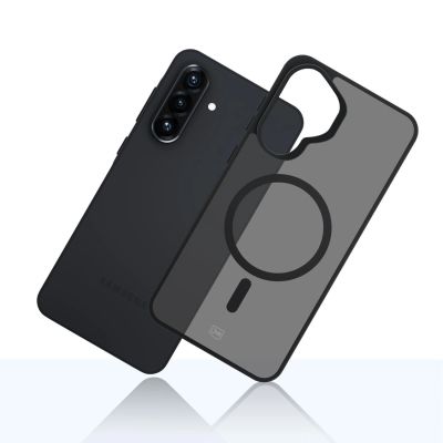 15. 3mk Smoke MagCase for Samsung Galaxy A57 - Gray-Translucent