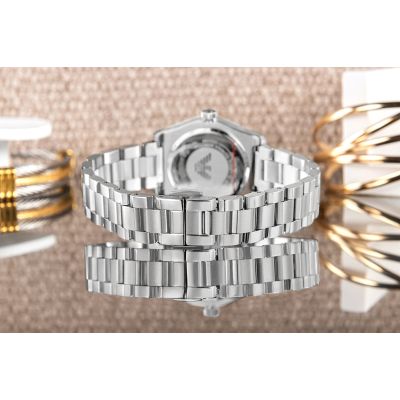 7. EMPORIO ARMANI AR11723 Three-hand Women's Watch + BOX