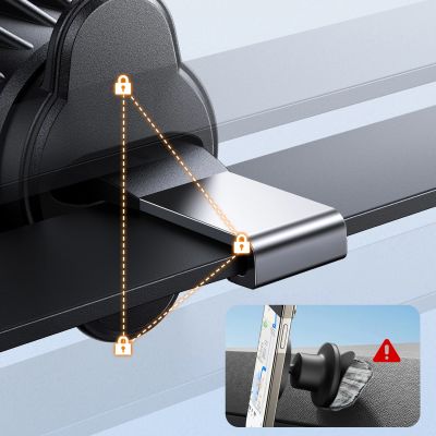 12. Joyroom JR-ZS406 magnetic car air vent holder - black
