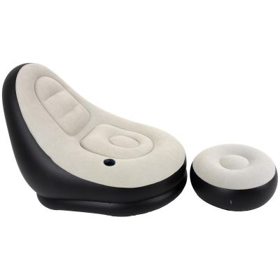 37. DELUXE INFLATABLE CHAIR WITH FOOTREST 125x100x85CM 22321