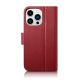 2. iCarer Wallet Case 2in1 Cover iPhone 14 Pro Max Leather Flip Cover Anti-RFID Red (WMI14220728-RD)